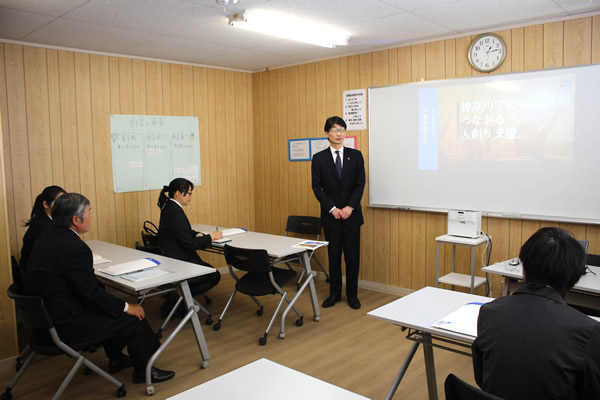 画像：会社説明会の様子