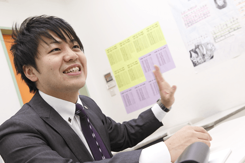 写真：正社員教師Aさん(新卒採用)